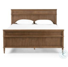 Toulouse Toasted Oak Veneer Upholstered Bedroom Set