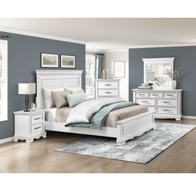York White 7 Drawer Dresser