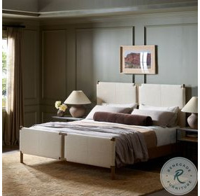 Salado Antigo Natural Performance Fabric Queen Upholstered Bed