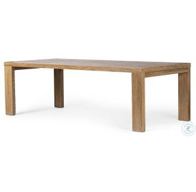 Millie Drifted Oak Solid 96" Rectangular Dining Table