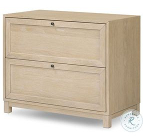 Millie Light Bleach Oak Veneer 2 Drawer Nightstand