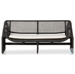 Selma Faux Black Hyacinth Outdoor Living Room Set