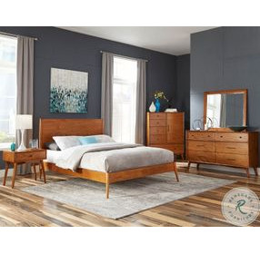 Golden Hearth Medium Brown 42" Rectangular Bedroom Mirror