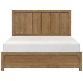 Charlotte Light Brown Storage Platform Bedroom Set