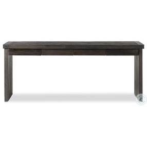 Warby Worn Black Veneer Home Office Set