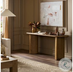 Paden Worn Oak 78" Large Console Table