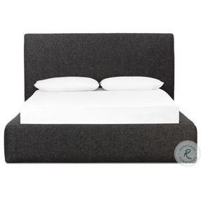 Quincy Lisbon Charcoal Performance Fabric Upholstered Bedroom Set