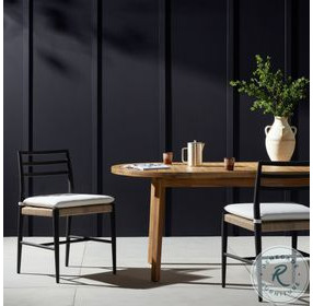 Glenmore Stinson White Outdoor Dining Chair Set of 2