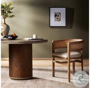 Cordoba Bergamo Parchment Dining Armchair