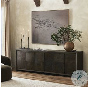 Arlington Espresso Oak Veneer 6 Door Sideboard