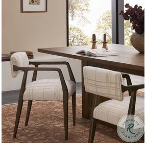 Tyler Sheffield Ivory Dining Armchair