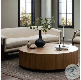 Hudson Natural Yukas Round Coffee Table