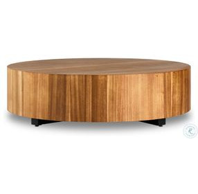 Hudson Natural Yukas Round Occassional Table Set