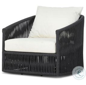 Porto Arashi Salt Outdoor Swivel Chair