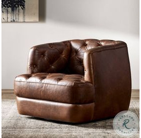Paul Raleigh Cigar Swivel Chair