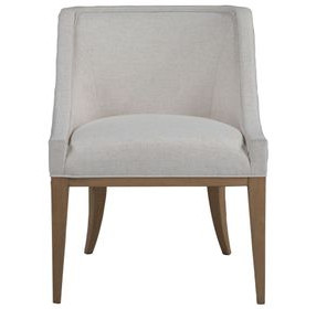 Simpatico White Dove Performance Fabric Side Chair