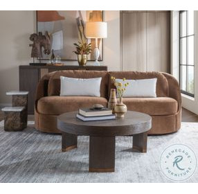 Andare Brown Round Occasional Table Set