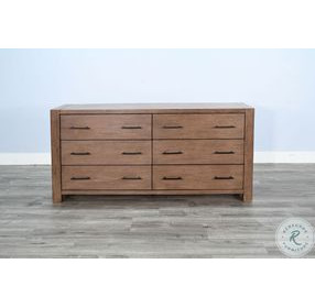 Golden Hearth Natural 6 Drawer Dresser