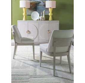 Solimar White Oak 4 Door Buffet