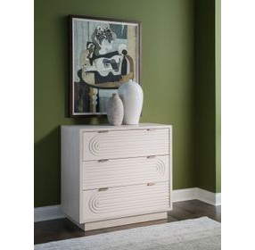 Solimar White Oak 3 Drawer Hall Chest