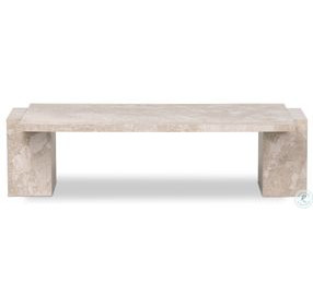 Romano Lunar Marble Rectangular Occassional Table Set