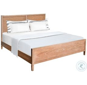 Cozy Luxe Natural Queen Platform Bed