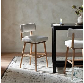 Cardell Essence Natural Swivel Counter Height Stool