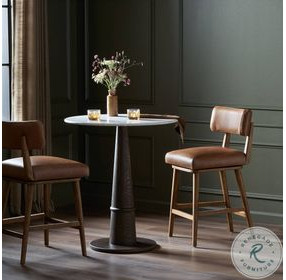 Cardell Sonoma Chestnut Swivel Counter Height Stool