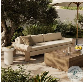 Joette Ellor Beige Upholstered Outdoor Living Room Set