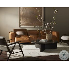 Toli Smoked Black Veneer Round Occassional Table Set