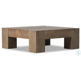 Abaso Rustic Wormwood Oak Small Square Occassional Table Set