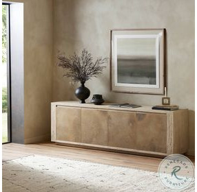 Redondo Bleached Alder 92" Media Console