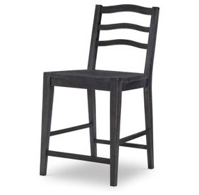 Halifax Flax and Java Counter Height Chair Set of 2