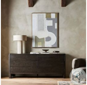 Noeline Smoke Black Oak Veneer 6 Drawer Dresser