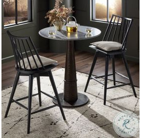 Lewis Antwerp Natural Performance Fabric Swivel Counter Height Stool