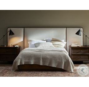 Regan Crete Ivory Upholstered Bedroom Set