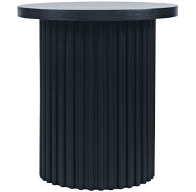 Auden Black Round Occasional Table Set