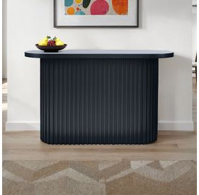 Auden Black 48" Sofa Console Table