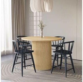 Fitz Black Counter Height Stool