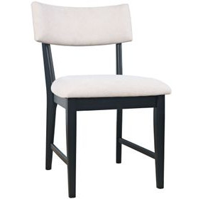 Beck White Upholstered Dining Chair Set of 2