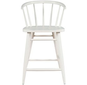 Fitz White Counter Height Stool