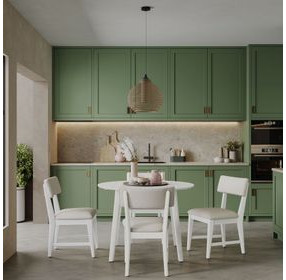 Beck Gray Upholstered Dining Chair Set of 2