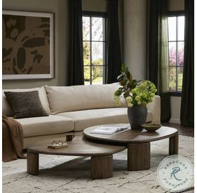 Falco Grey Reclaimed French Oak Free Form Nesting Table