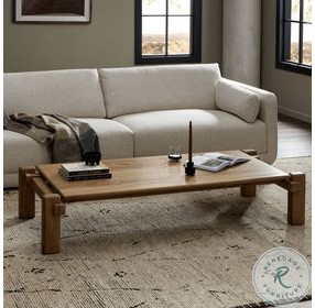 Marcia Natural Reclaimed French Oak Rectangular Coffee Table