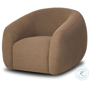Channing Crypton Nomad Mushroom Performance Fabric Swivel Chair