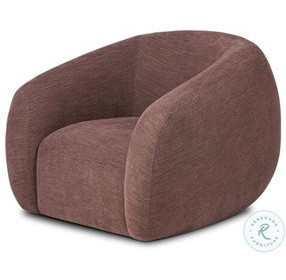 Channing Laughlin Plum Swivel Chair