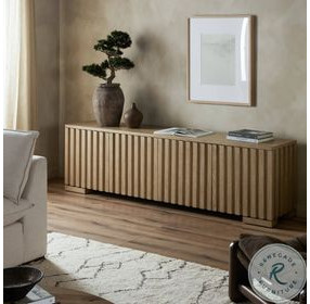 Ramos Bleached Oak Veneer 93" Media Console