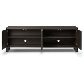 Noeline Cracked Smoked Black Veneer 4 Door Sideboard