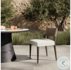 Ferris Arashi Salt Outdoor Dining Chair Set of 2