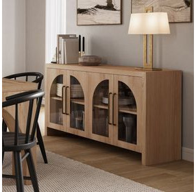 Archimedes Oak 4 Door 60" Sideboard